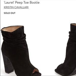 K Cavallari Laurel Peep Toe Bootie NWOB